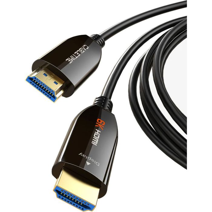 Кабель мультимедийный Cabletime HDMI M to HDMI M 30.0m V2.1 AOC Фото
