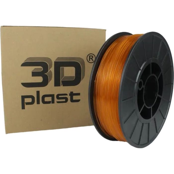 Пластик для 3D-принтера 3Dplast PLA 1.75мм, 0.85кг, transparently-orange Фото