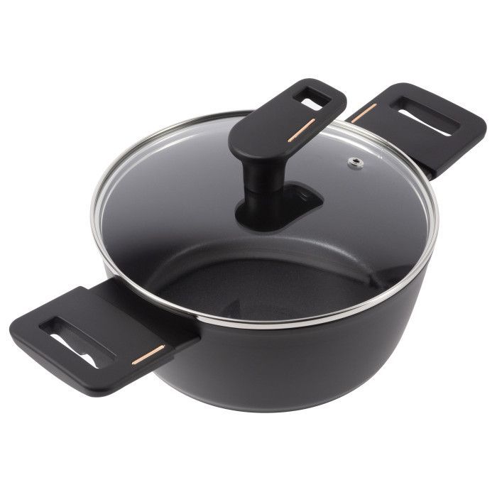 Кастрюля Bergner Copper, з кришкою 24 см Фото