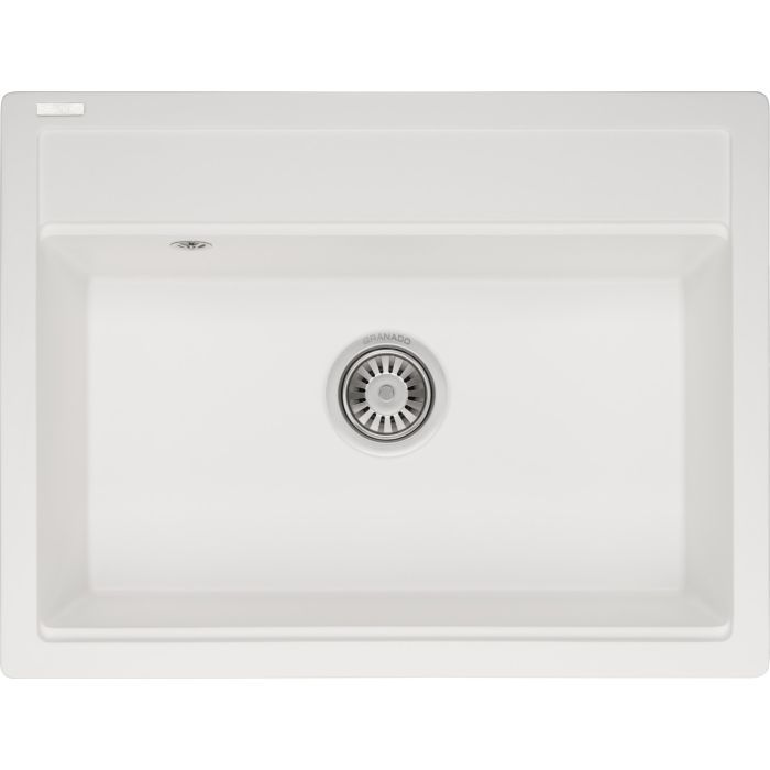 Мойка кухонная GRANADO ARTES white з сифоном Фото