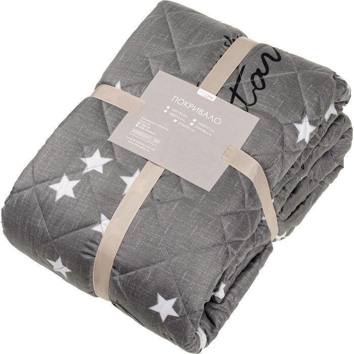 Покрывало Home Line стеганое Звезды двустороннее 210х240 Фото