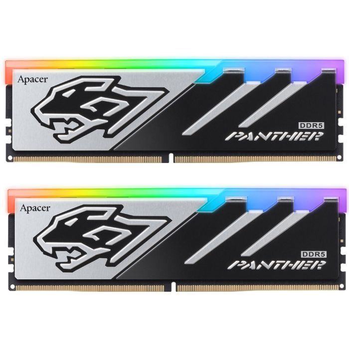 Модуль памяти для компьютера Apacer DDR5 32GB (2x16GB) 5600 MHz Panther RGB Фото