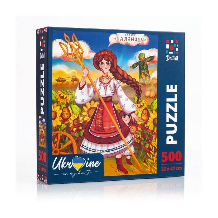 Пазл De.tail Украиночка с трезубцем 500 элементов Фото