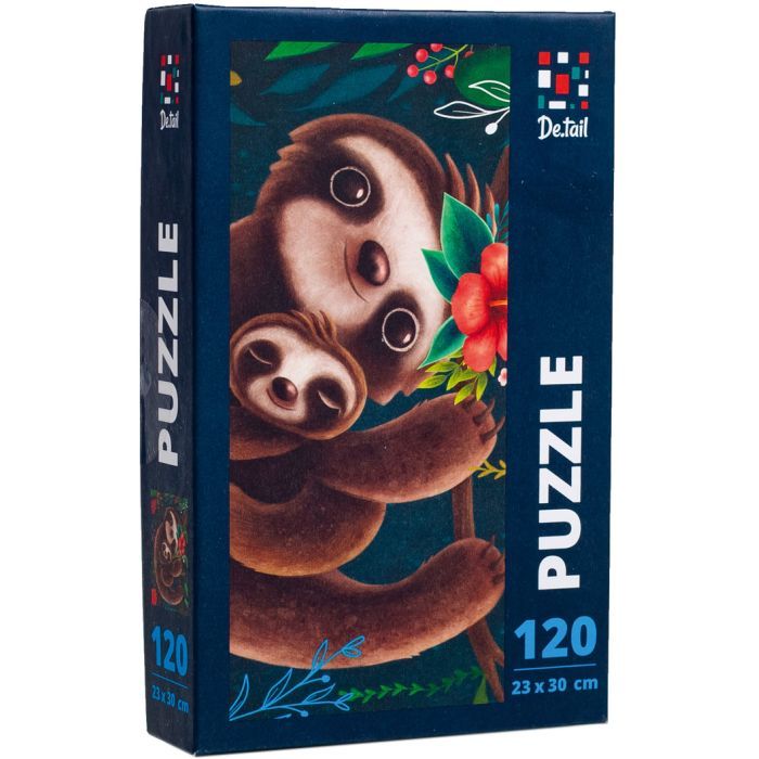 Пазл De.tail Милый ленивец 120 элементов Фото