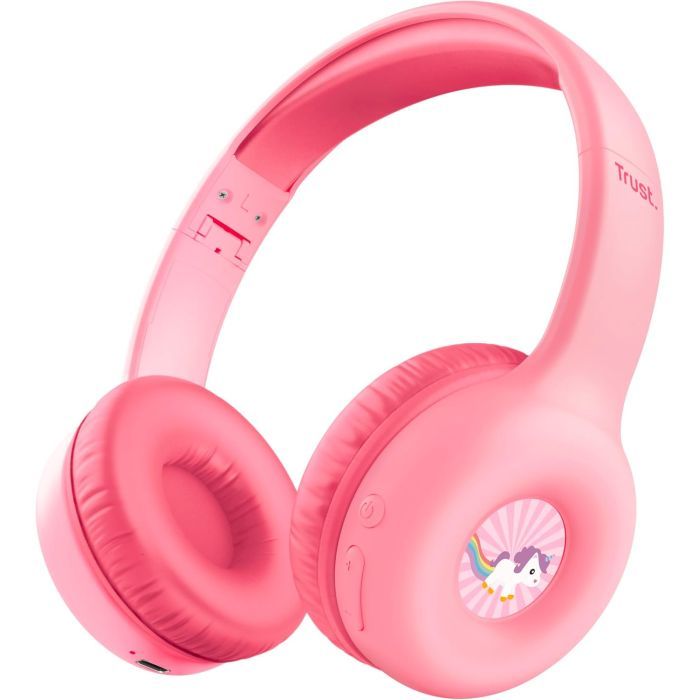 Наушники Trust Nouna Kids Wireless Pink Фото