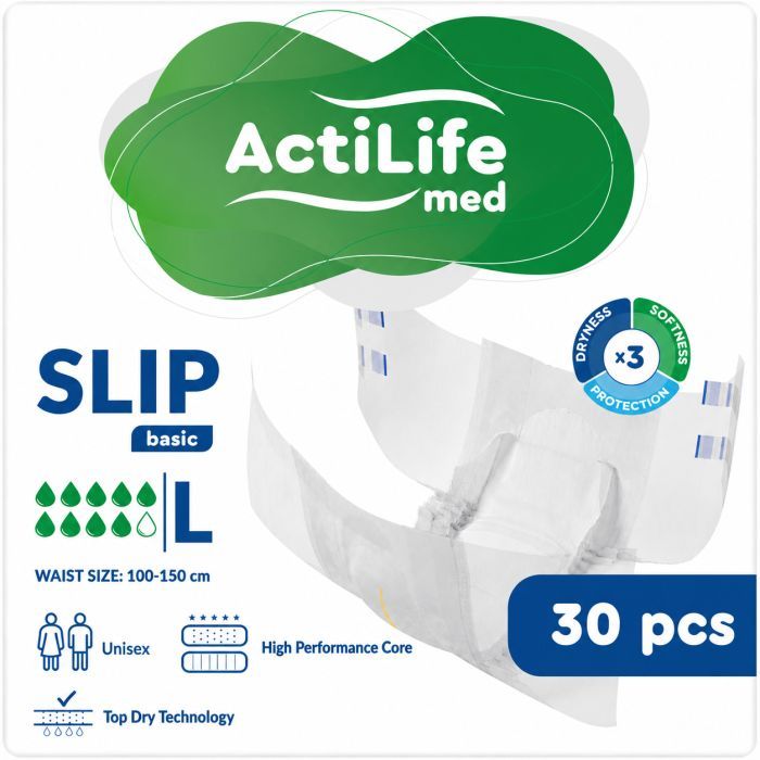 Подгузники для взрослых ActiLife Med Basic L, 30 шт Фото