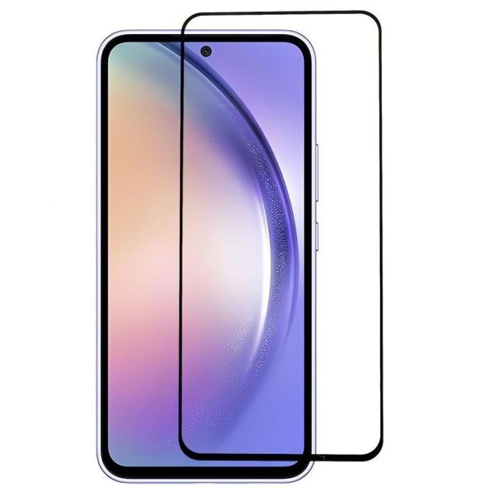 Стекло защитное PowerPlant Full screen Samsung Galaxy A55 Фото
