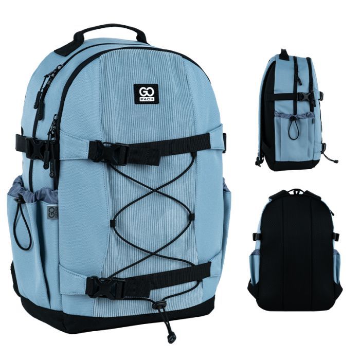 Рюкзак школьный GoPack Education Teens 186 блакитний Фото
