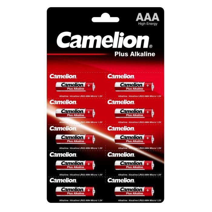 Батарейка Camelion AAA LR03 Plus Alkaline * 10 Фото