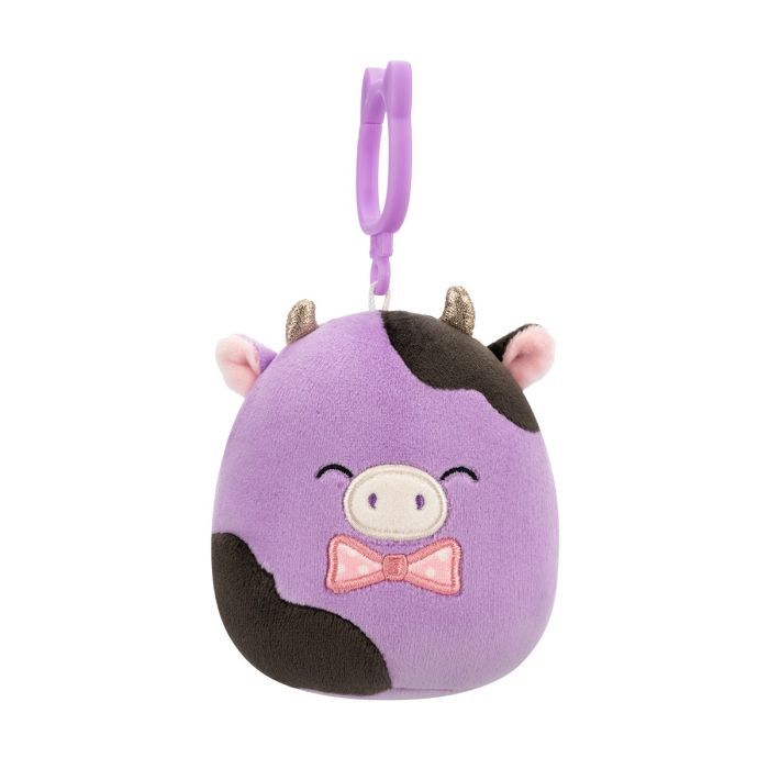 Брелок Squishmallows на кліпсі – Корівка Олексі 9 см Фото