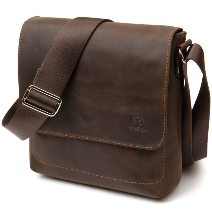 Сумка Grande Pelle Мужская Коричневая Фото