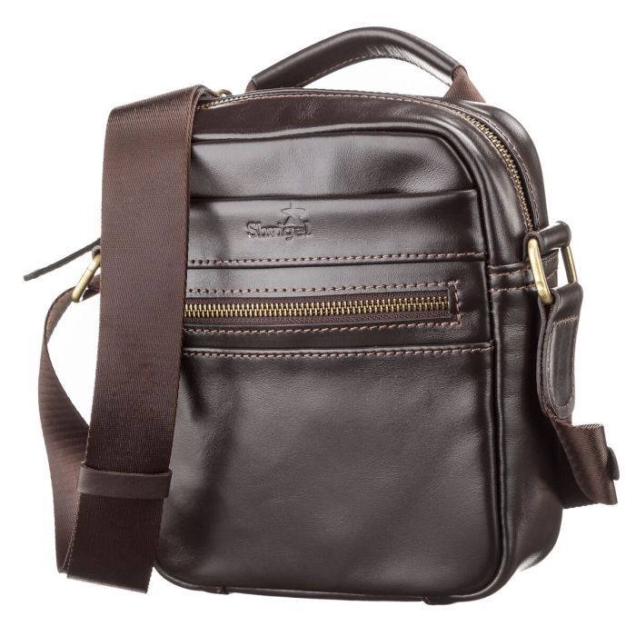 Сумка Shvigel Шкіряна Коричнева Фото