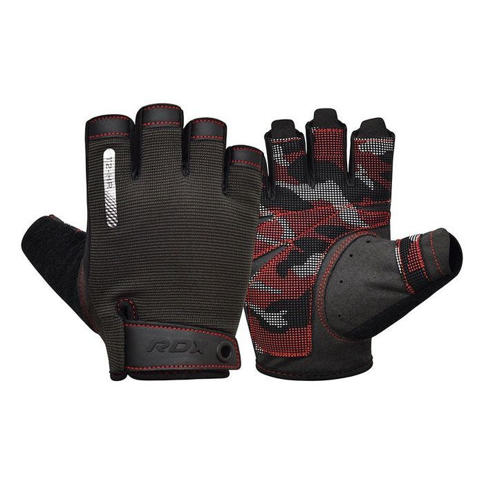 Перчатки для фитнеса RDX T2 Half Red L Фото