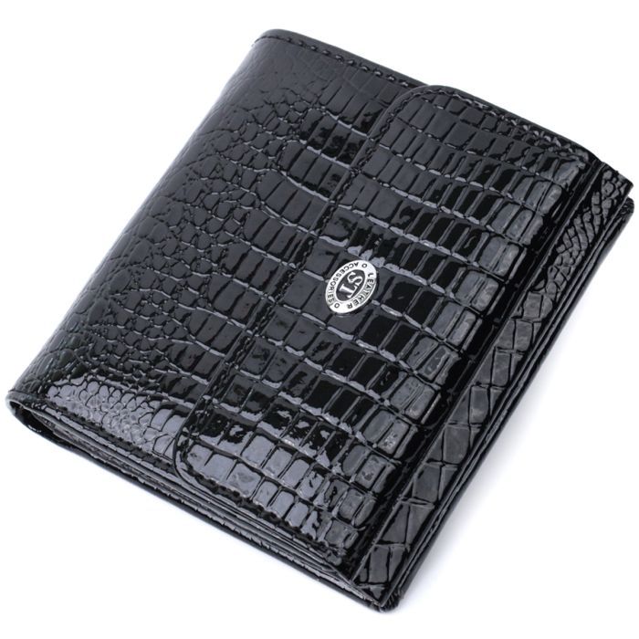 Кошелек ST Leather Из натуральной кожи Черный Фото