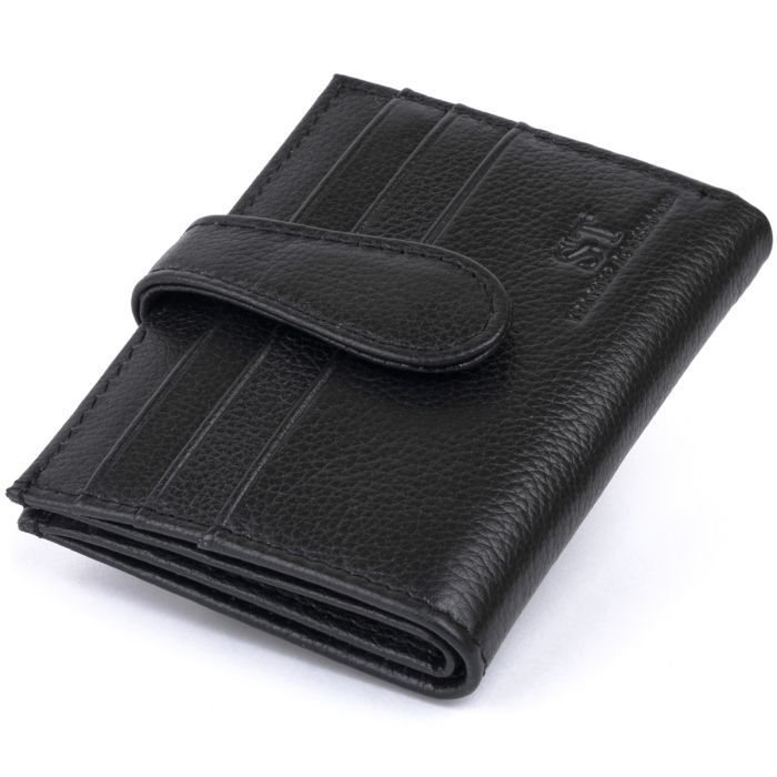Кошелек ST Leather Чорний Фото