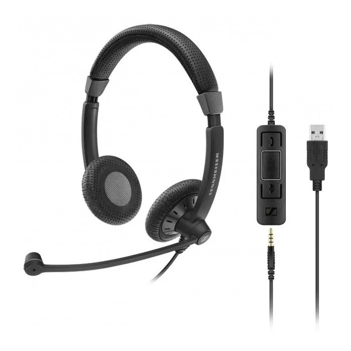 Наушники Sennheiser SC 75 USB MS Black Фото