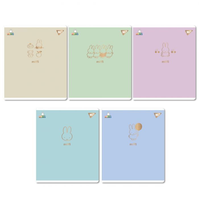 Тетрадь Yes Gold Miffy 24 листа линия Фото