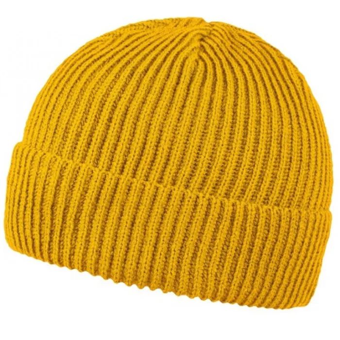 Шапка coFEE Wrap beanie гірчичний Фото