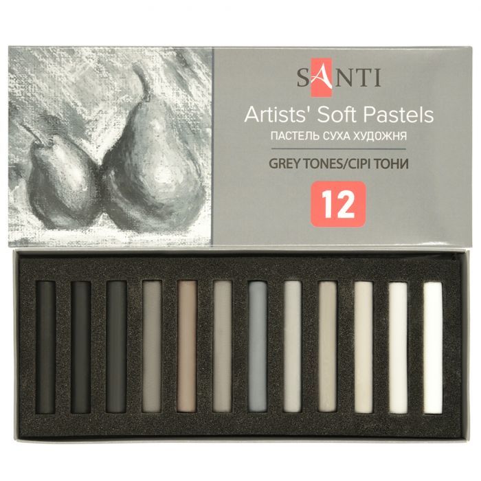 Пастель Santi Grey Tones суха 12 кол Фото