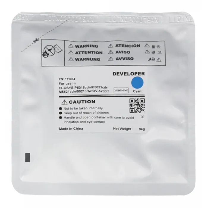 Девелопер CET Kyocera Ecosys P5021, DV-5230C 94г, cyan, 302R7930 Фото