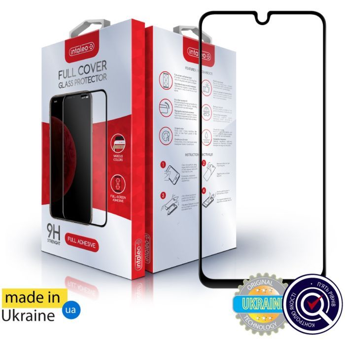 Стекло защитное Intaleo Full Glue Samsung A16 Black Фото