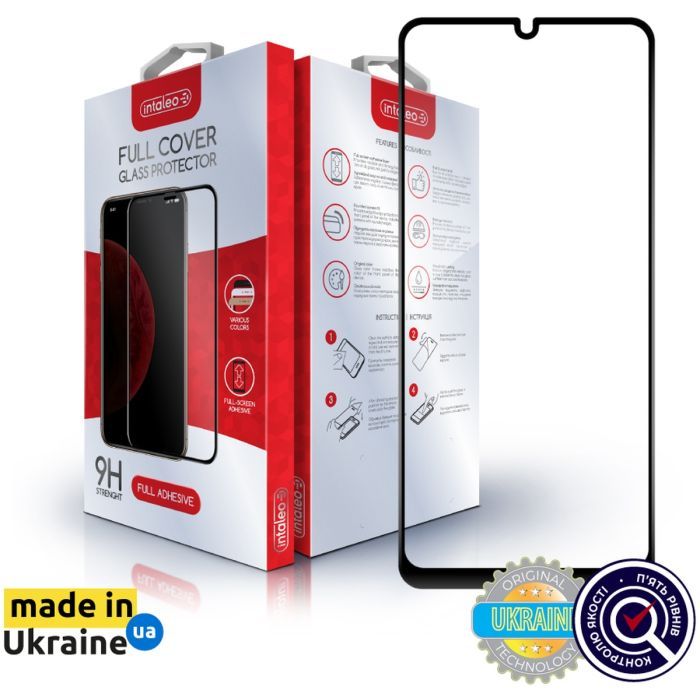 Стекло защитное Intaleo Full Glue Xiaomi Poco C65 Black Фото
