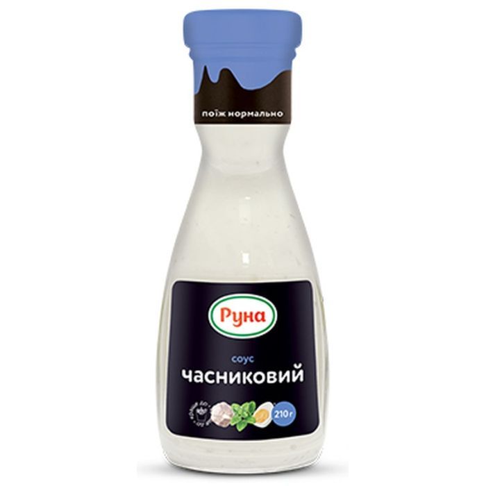 Соус Руна Чеснок 210 г Фото
