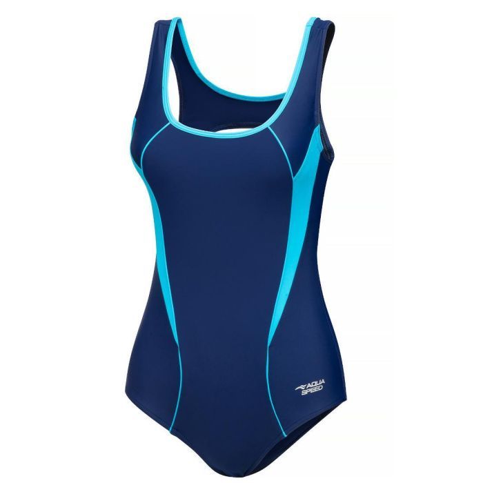 Купальник Aqua Speed Kate 413-24 темно-синій, бірюзовий 42 Фото