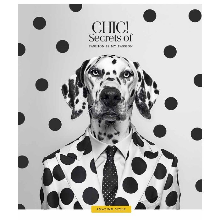 Тетрадь Школярик Fashion chic 36 аркушів клітинка Фото