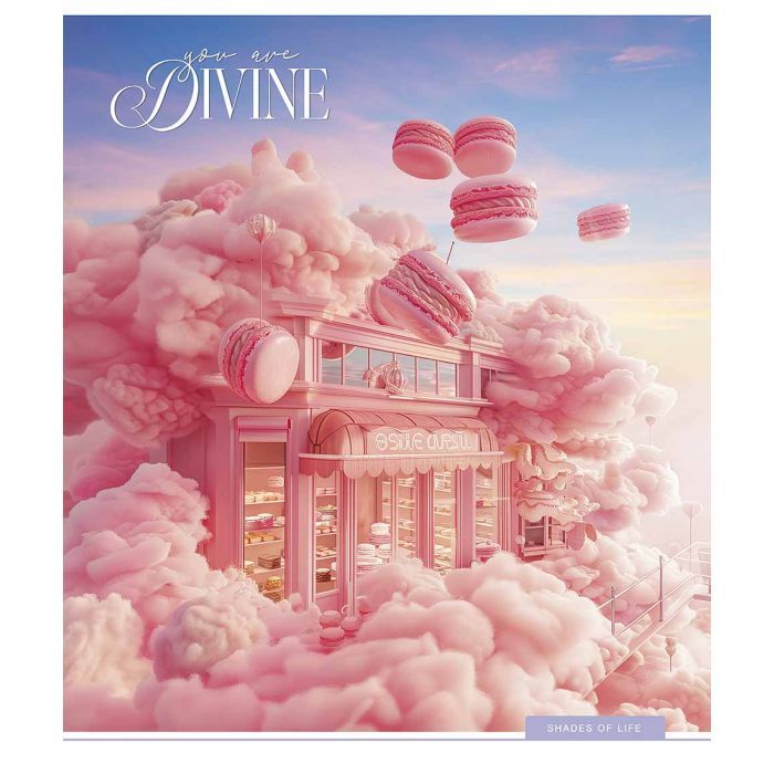 Тетрадь Школярик Fantasy life 48 аркушів клітинка Фото