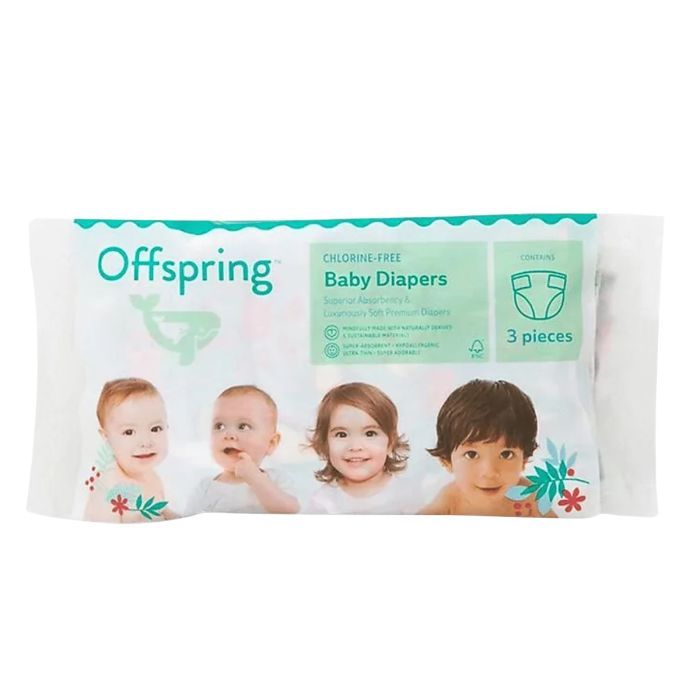 Подгузники Offspring розмір NB, до 4 кг, 3 Фото