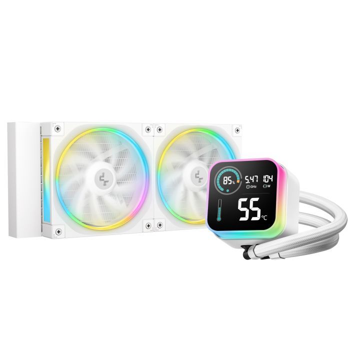 Система жидкостного охлаждения Deepcool LQ240 White Фото