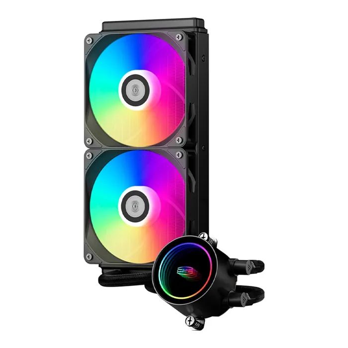 Система жидкостного охлаждения PcCooler DA240 ARGB BK Фото