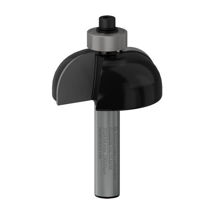 Фреза Bosch Professional галтельна, Std, S8, R12, D36.7, L16 Фото