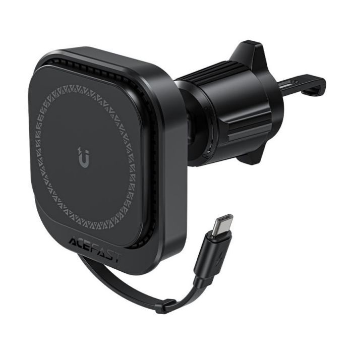 Универсальный автодержатель Acefast D32 Magnetic wireless charging Фото