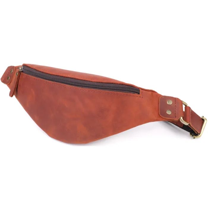 Сумка Shvigel Из натуральной кожи Рыжая Фото