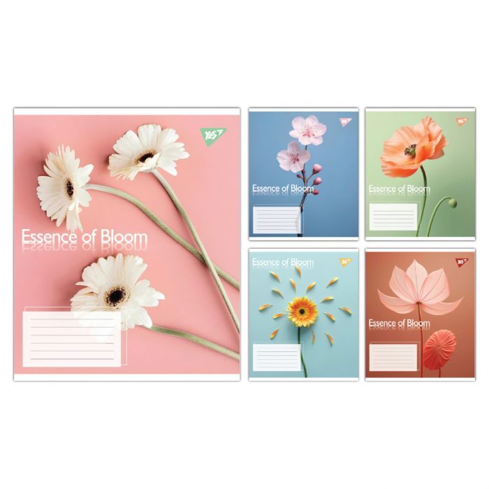 Тетрадь Yes Essence of Bloom А5 48 листов линия Фото