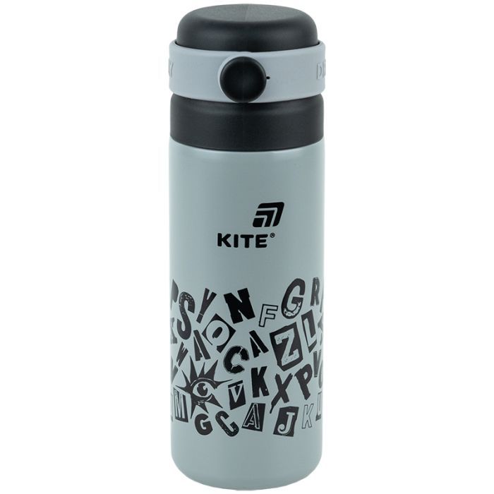 Термос Kite 500 мл, сірий Фото