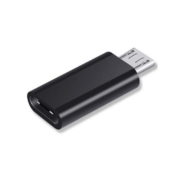 Переходник XoKo Lightning F to Micro 5P M black Фото