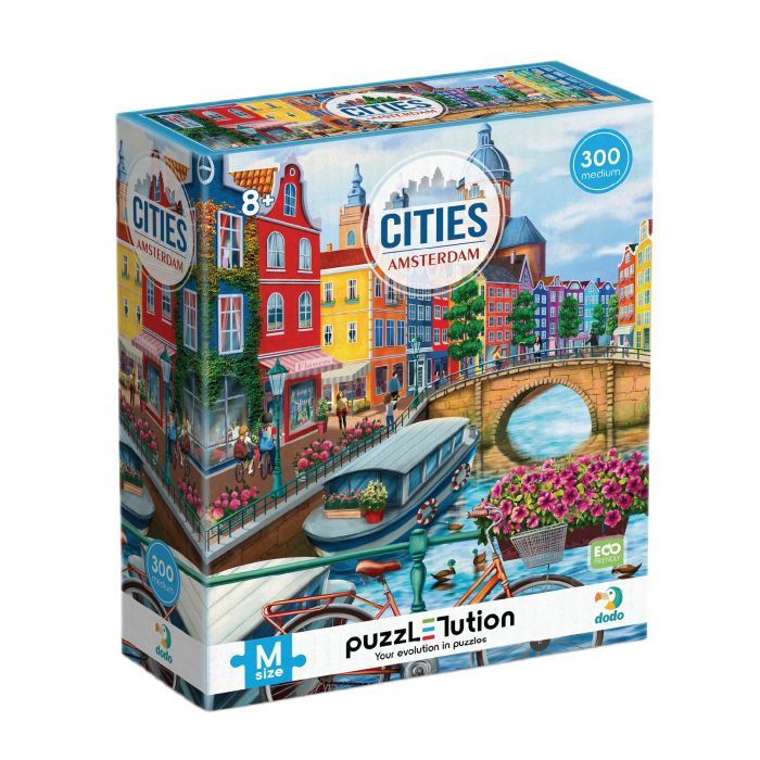 Пазл DoDo Medium-M Города. Амстердам Фото