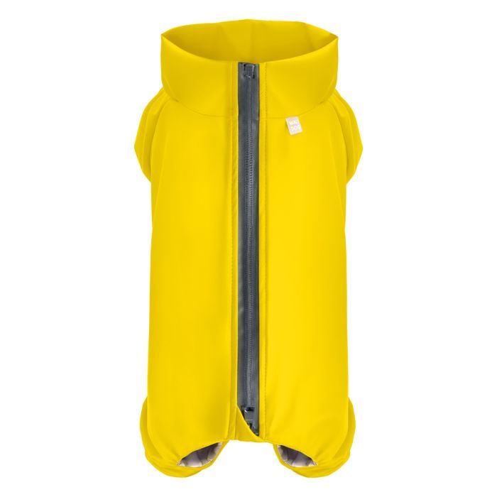 Дождевик для животных WAUDOG Clothes водонепроницаемый L55 желтый Фото