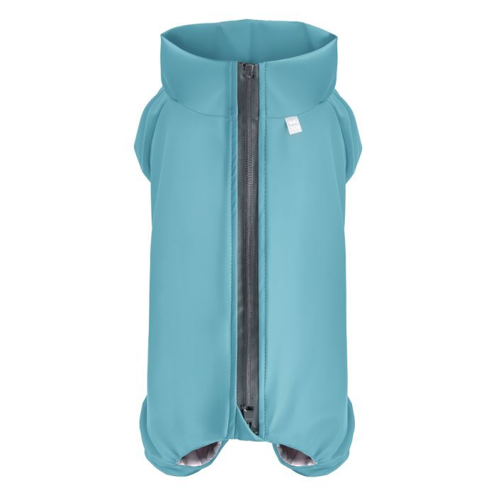 Дождевик для животных WAUDOG Clothes водонепроницаемый XS25 голубой Фото