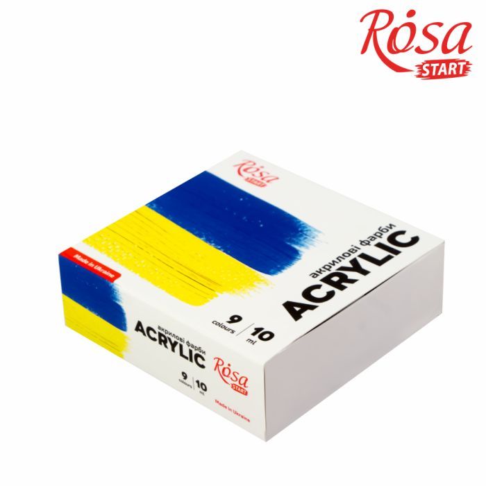 Акриловые краски Rosa START Ukraine 9 x10 мл Фото