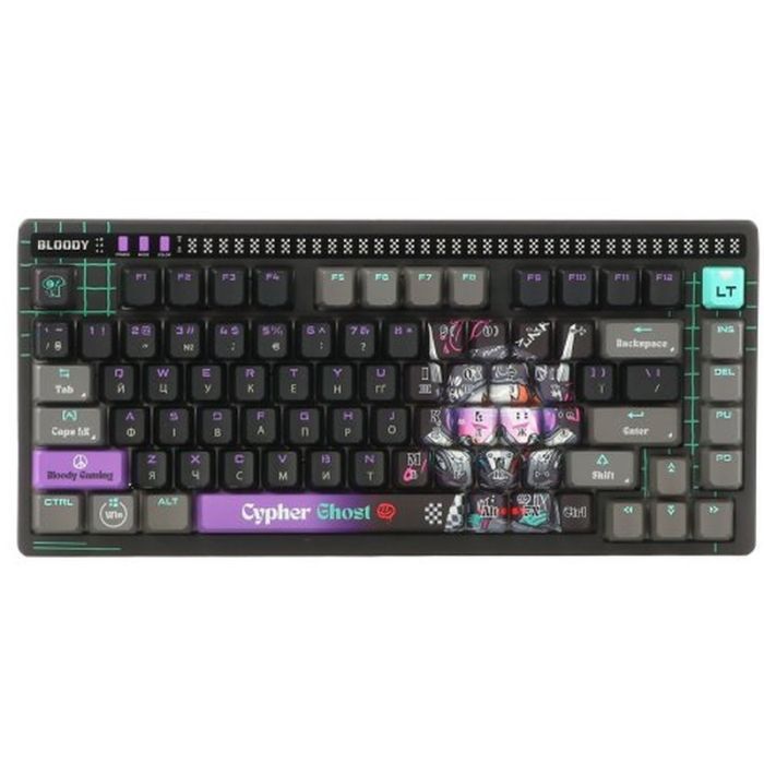 Клавиатура A4Tech AT75 RGB USB UA Cypher Ghost Фото