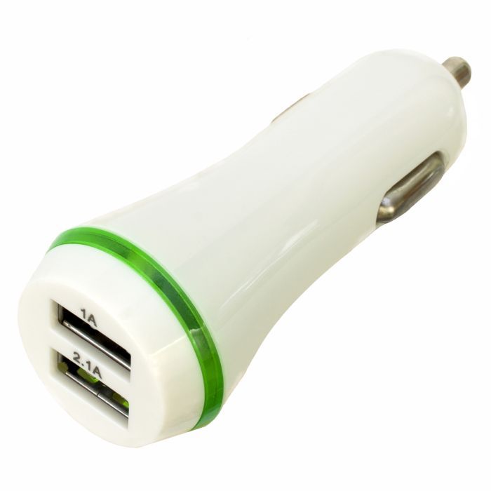 Зарядное устройство Patron 2xUSB 2A/1A white Фото