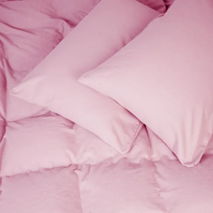 Постельное белье MirSon 008 Pink Фланель 200х220 Евро Фото