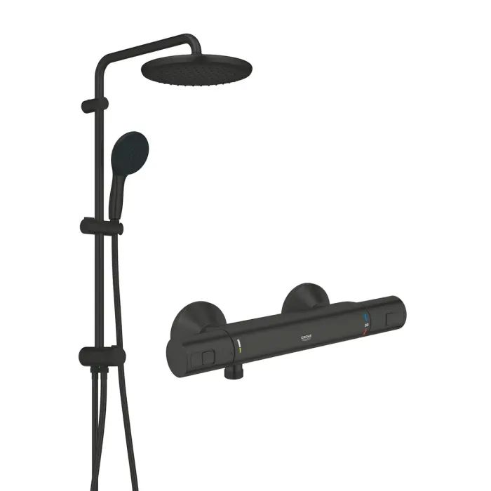 Душевой гарнитур Grohe QuickFix Start Black Фото