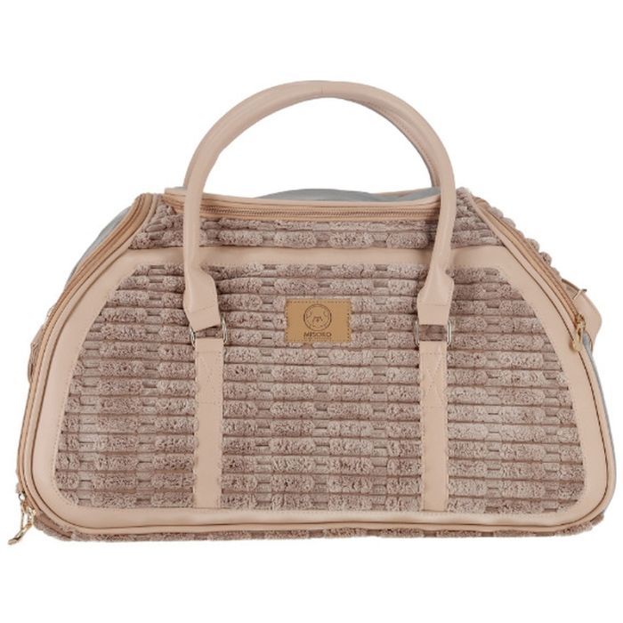 Переноска для животных MISOKO&CO 51.5x25.5x27 см светло-коричневая Фото