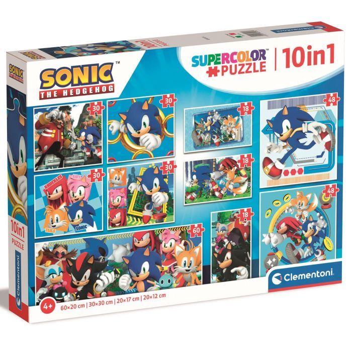 Пазл Clementoni 10 в 1 Sonic Фото