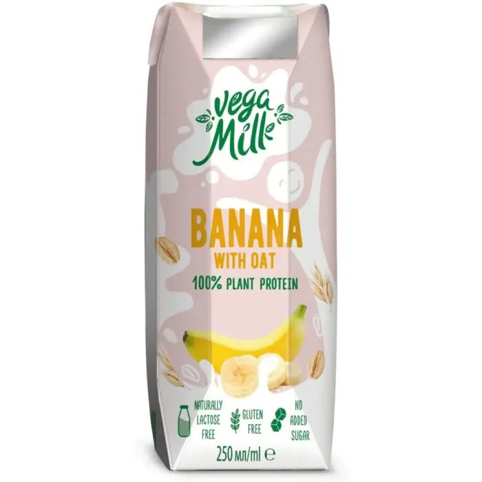 Молоко растительное Vega Milk Овсяное с бананом 250 мл Фото
